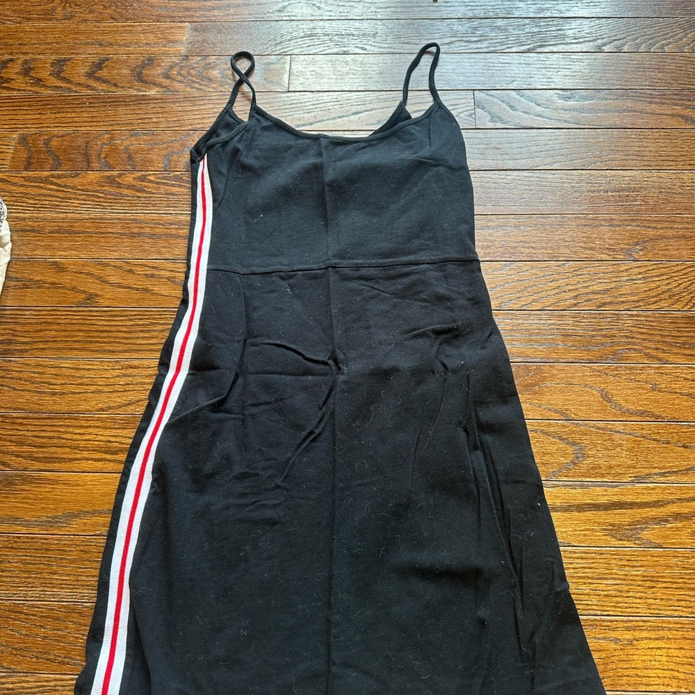 Brandy Melville Black and Red Mini Sundress